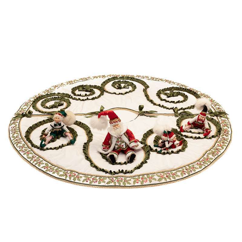 Tappeto sotto albero Santa Claus