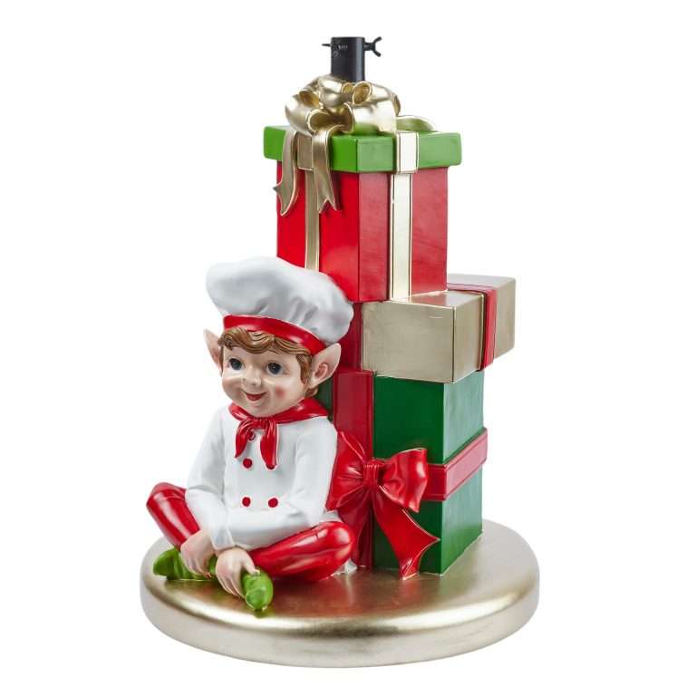 Base per Albero di Natale con Elfo Cuoco EDG