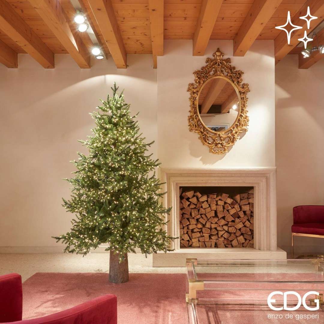 EDG Pine Luxury Christmas Tree H.180 cm D.136 cm with 3000 LEDs