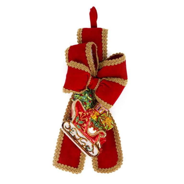 Decorazione fiocco riccio