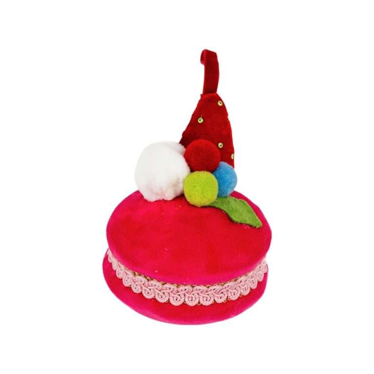 Décoration de gâteau en forme d'arbre à macarons