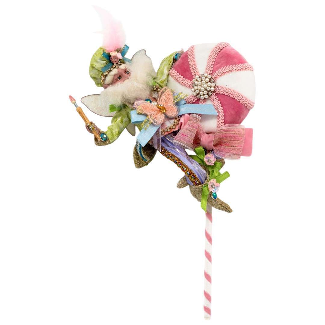 Décoration de gâteau en forme d'arbre à sucettes