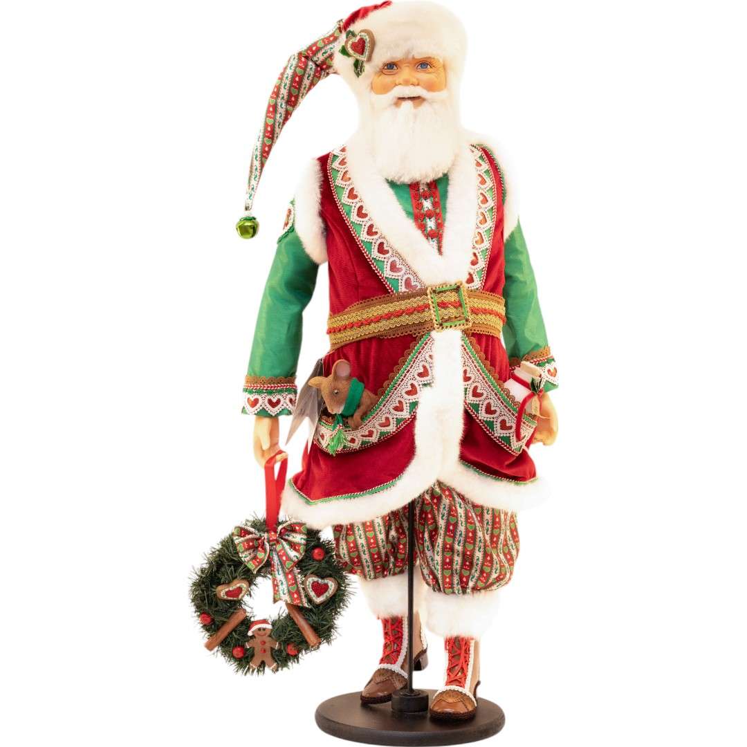 Père Noël décoratif - Collection Katherine (86 cm)