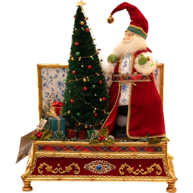 Scenografia Natalizia con Babbo Natale e Albero - Katherine's Collection
