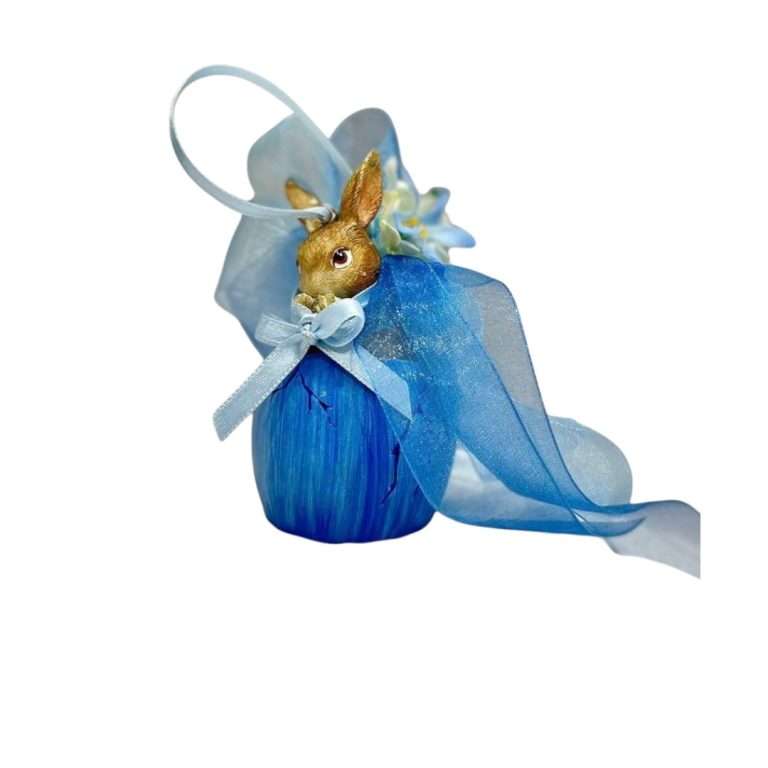 Ovetto Blu con Coniglio
