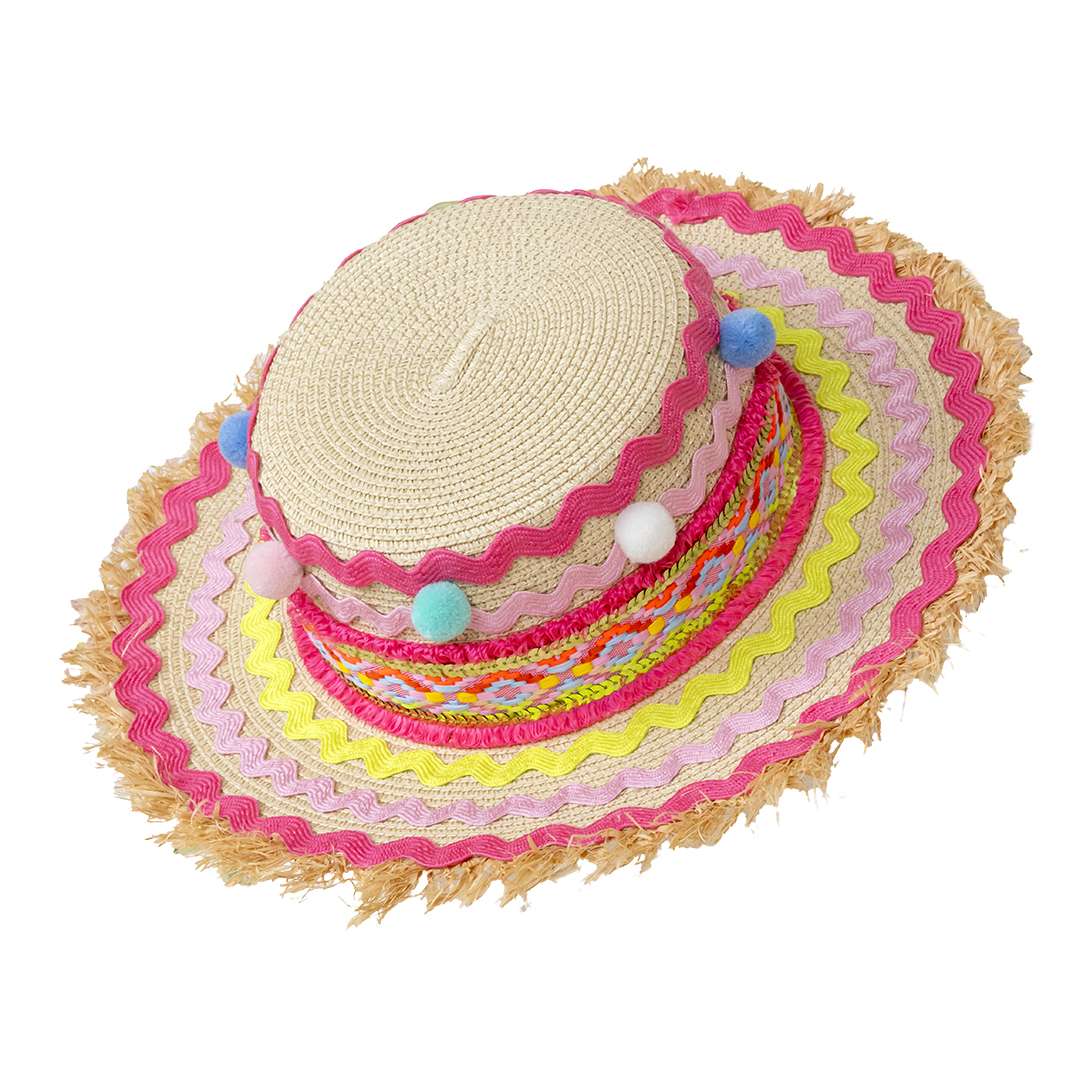 Cappello Multicolor con Pon Pon – Image 3