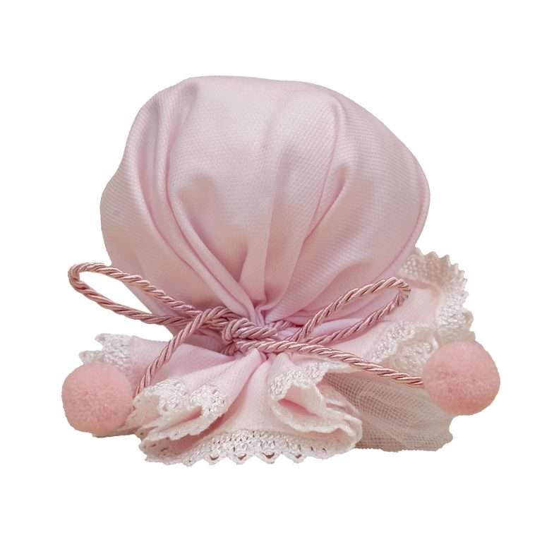 Napperon rose en piquet