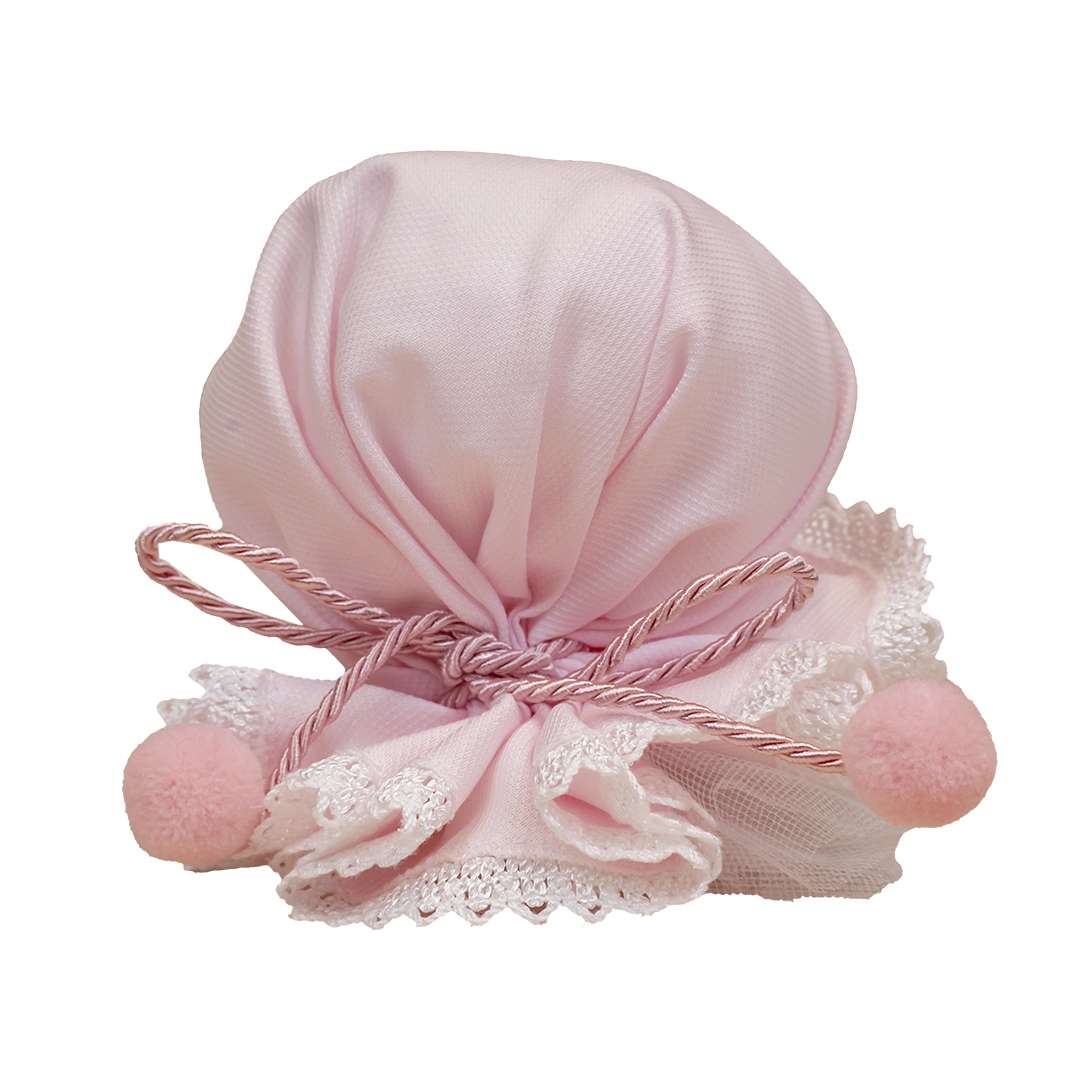 Napperon rose en piquet