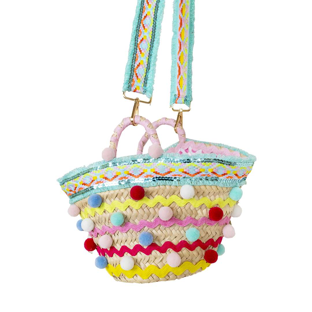 Borsa Multicolor Pon Pon – Bild 4