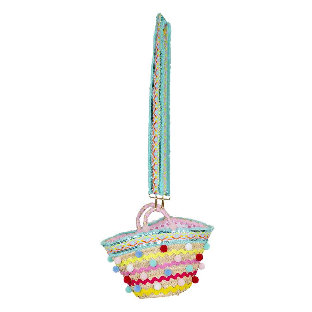 Borsa Multicolor Pon Pon – Bild 2