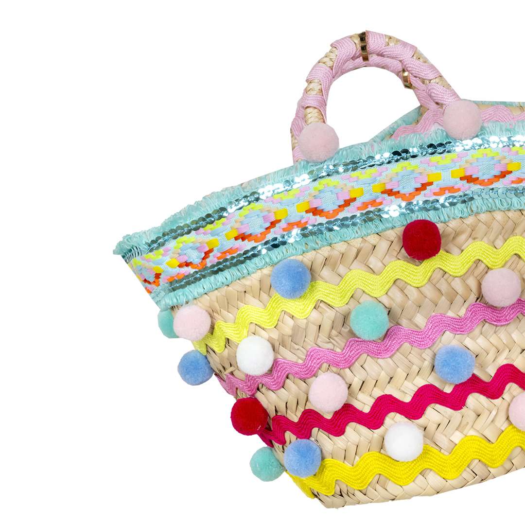 Borsa Multicolor Pon Pon – Bild 3