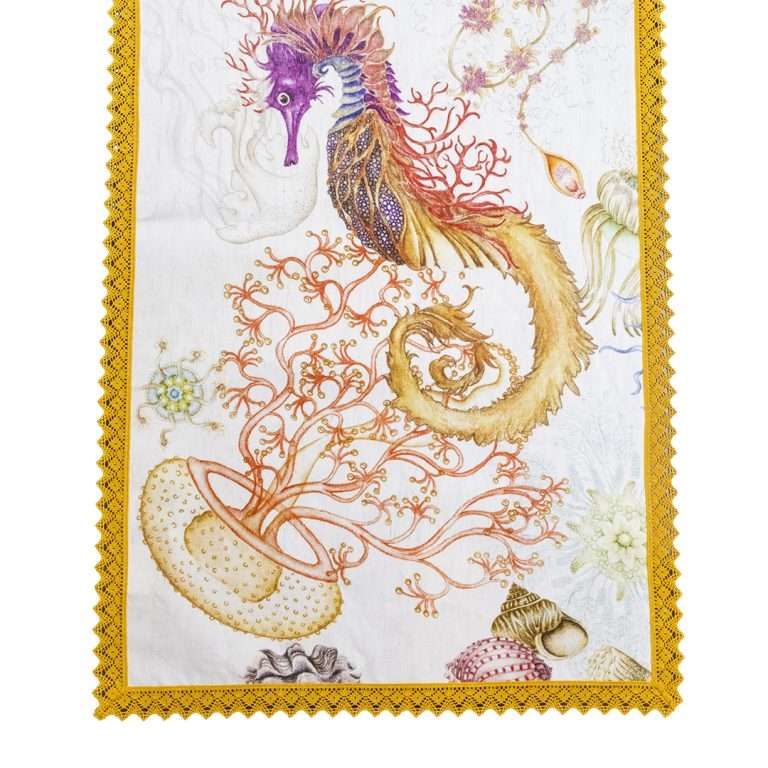 Runner "Respiro dell'Oceano Yellow" 170x50