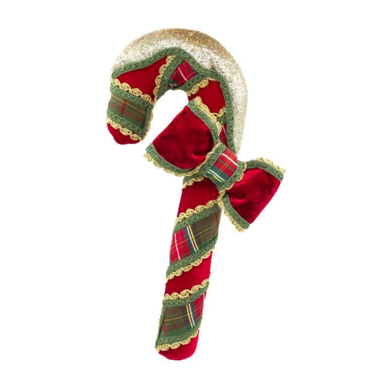 Bastoncino Tartan Rosso H37CM