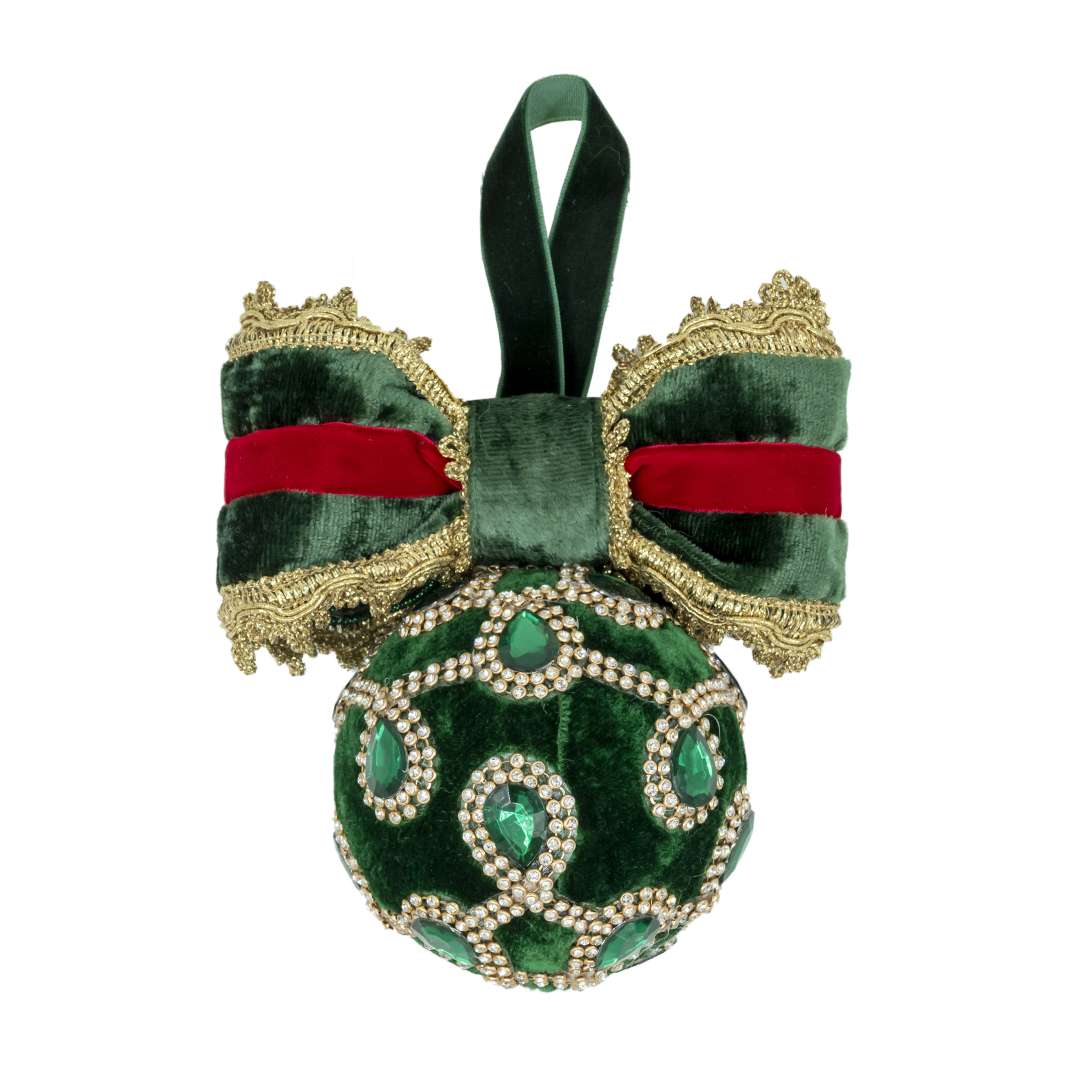 Weihnachtskugel "Velvet Gems" H18D10