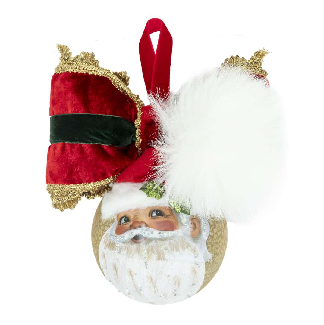 Sfera Natalizia "Babbo Natale" H20D14