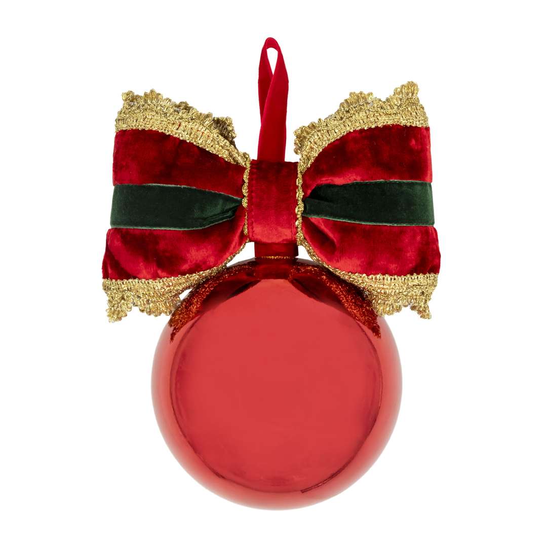 Christmas Ball "Shiny Red" H20D15