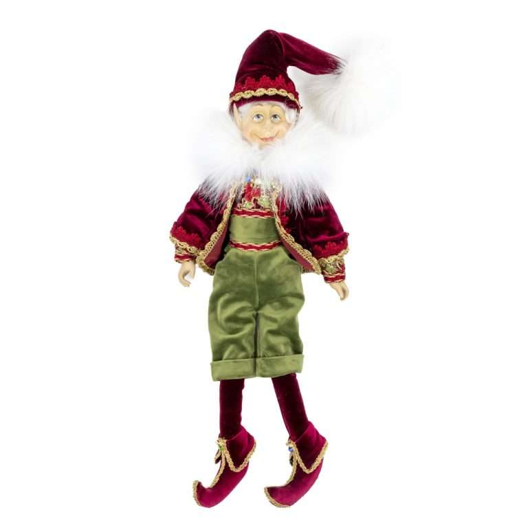 ""Elfe Dolly Holly Bordeaux" H60 CM