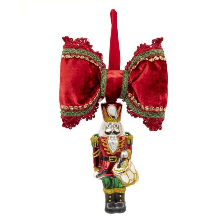 "Decorazione Albero Soldato con Tamburo" H20