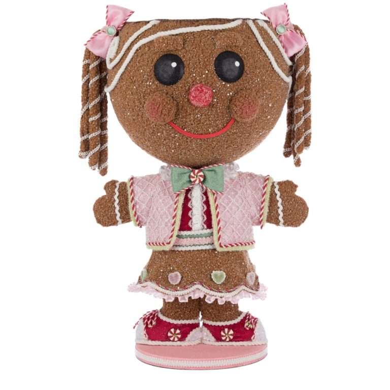 "Contenitore per Caramelle “Sugar E. Gingerbread Girl” – Sweet Delights" H60
