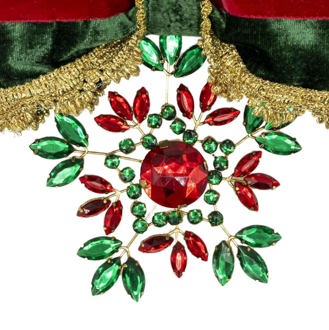Decorazione Albero "Stella Diamond"H25L25 - immagine 3