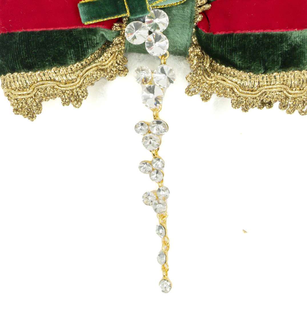 Decorazione Albero "Candela Gioiello"H18L15 - immagine 3