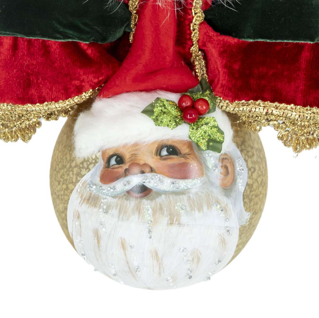 Sfera Natalizia "Babbo Natale" H20D14 - immagine 3