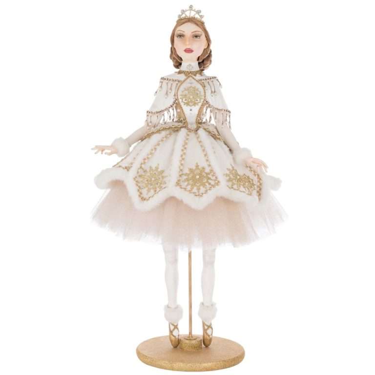 "Poupée ballerine dorée Gwendolyn H72 cm