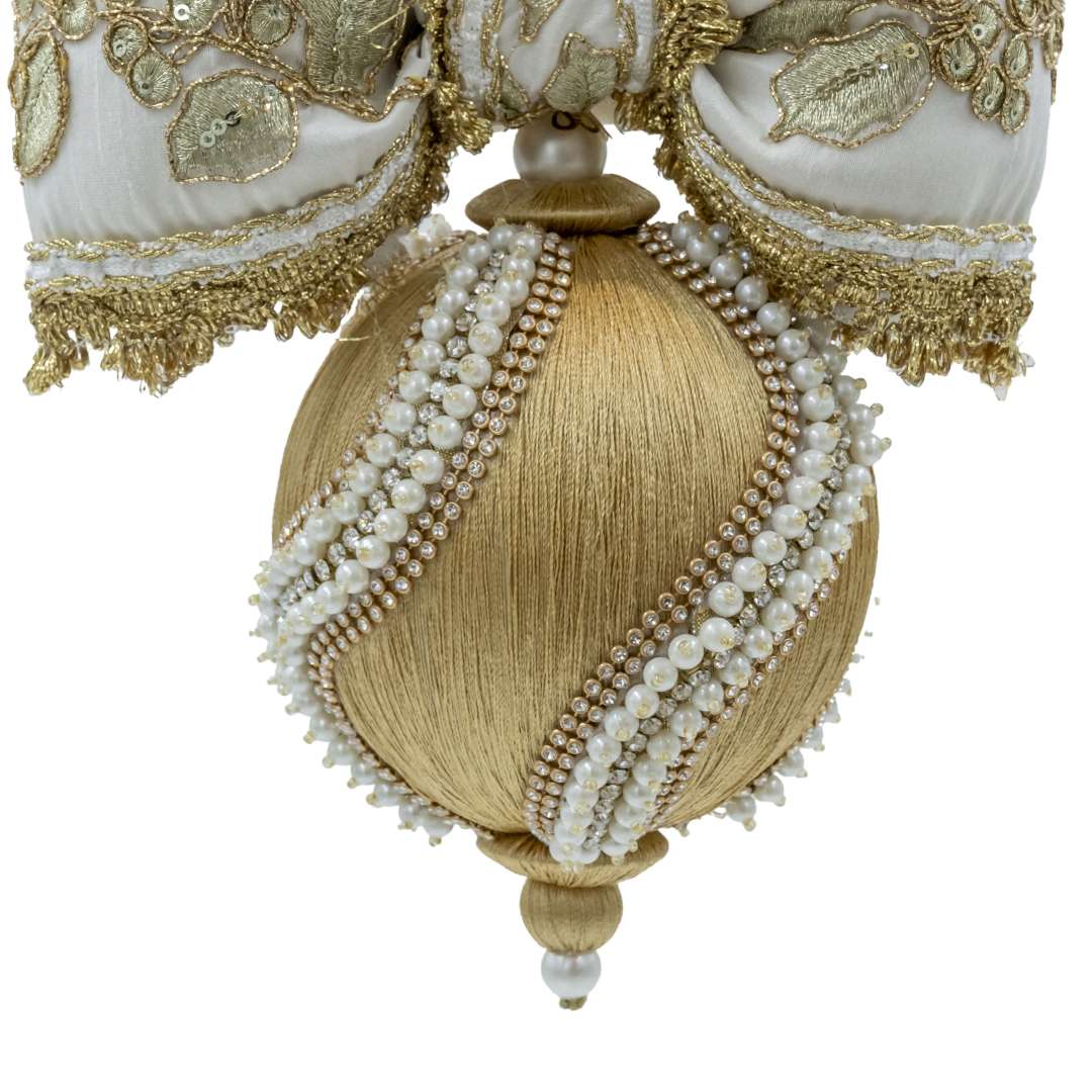 Sfera Natalizia "Perle Oro" D12H22 - Image 4