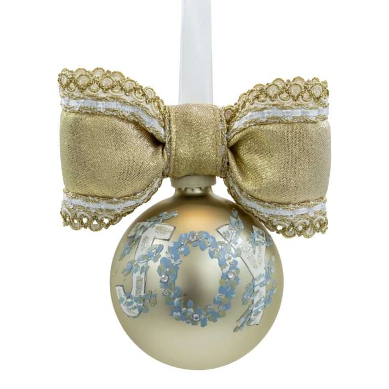 Sfera Natalizia "Joy Gold" D10 H18
