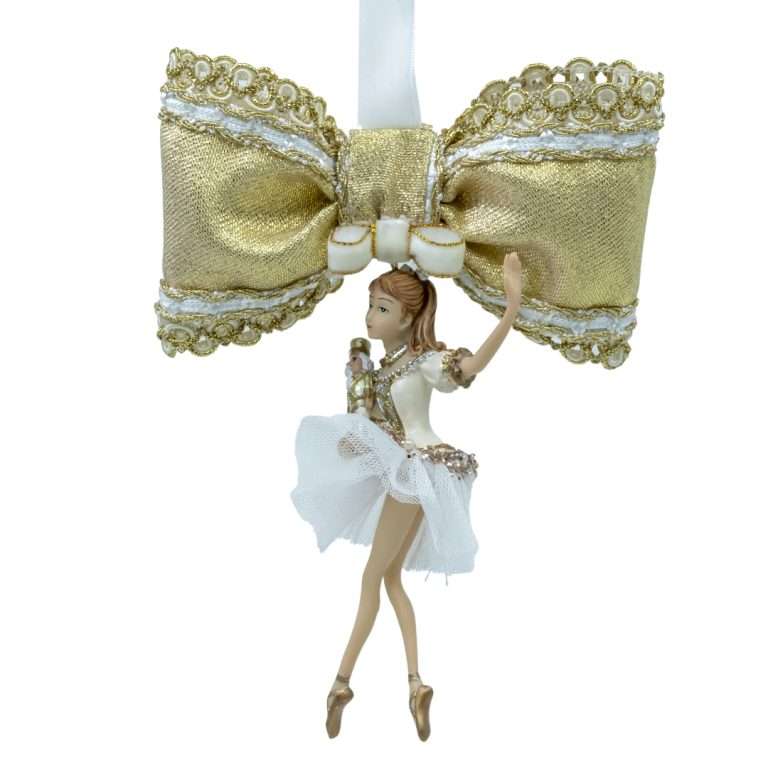 Décoration de sapin " Ballerine " H15L15