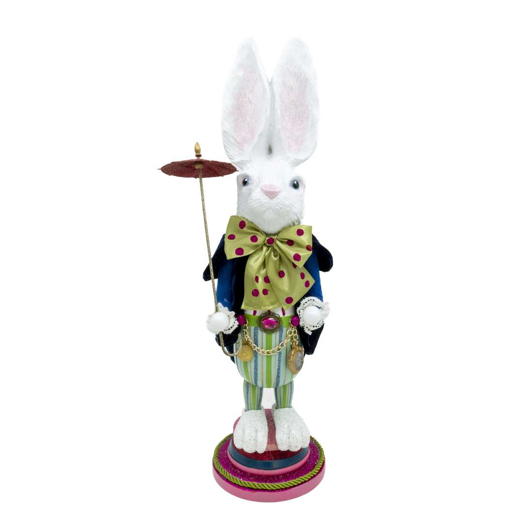"Bian Coniglio di Alice – Holly Adler per Hollywood Nutcrackers" H44X14D CM