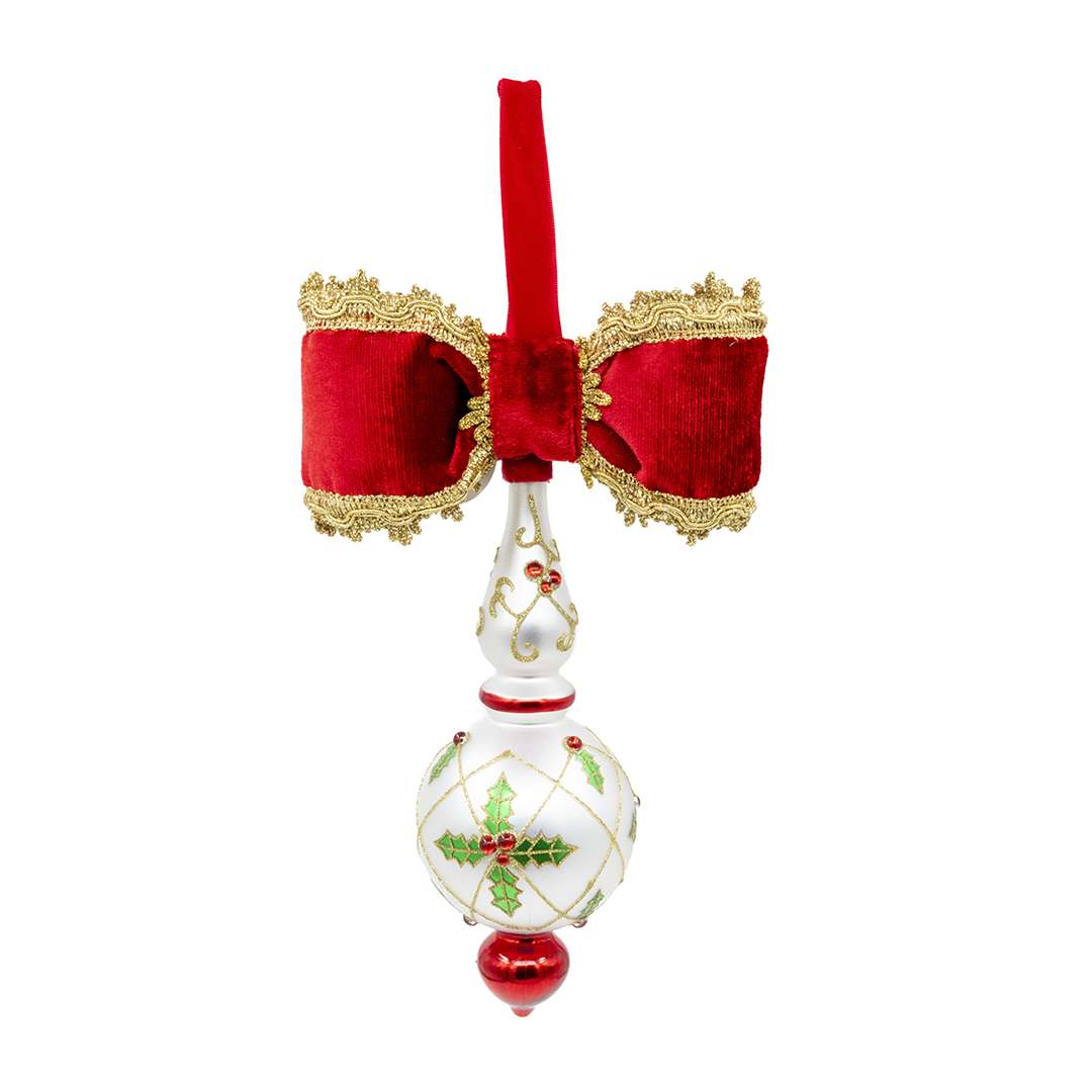 "Mini Christmas Ball Topper" H30X23L