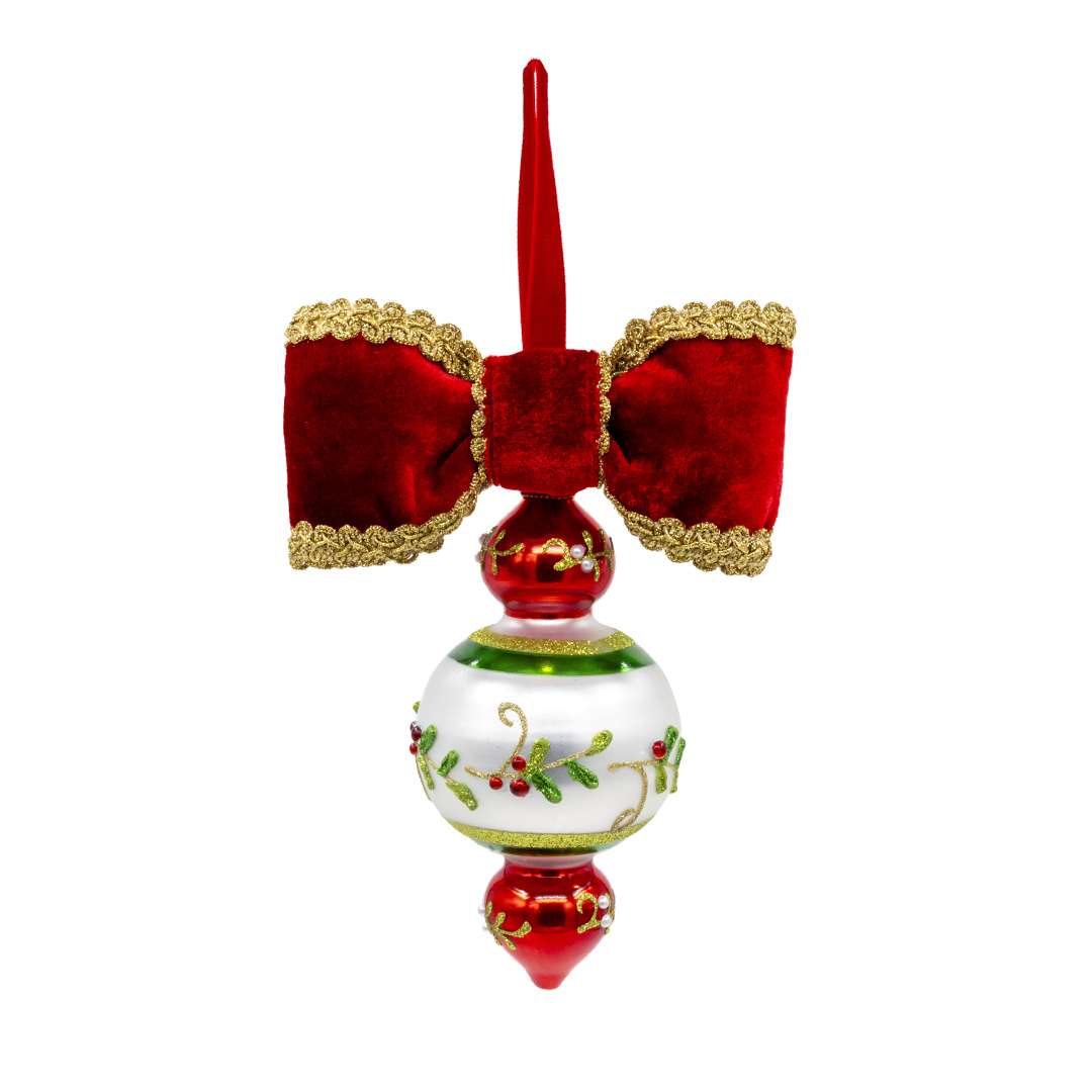 "Agrifgolio Spindle Christmas Ball" H28X20L CM