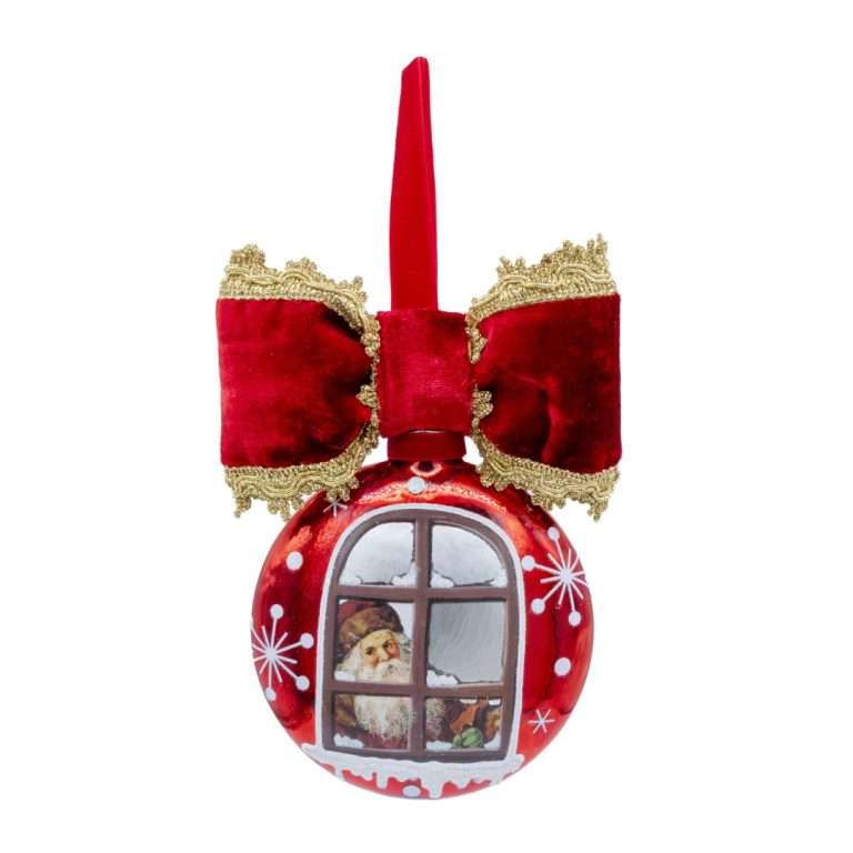 " Le Père Noël à la fenêtre : le bal de Noël " H20D13