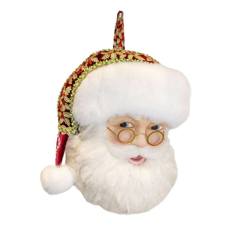 "Testa Babbo Natale da Parete – Tema Dolly" H85L60 CM