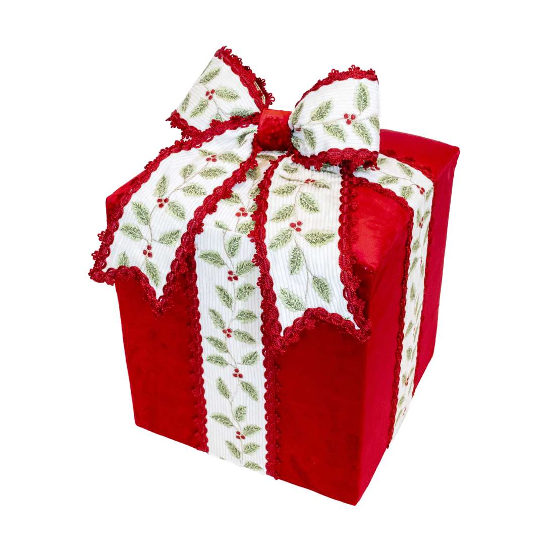 “Pacco Regalo Santa Claus Medio” H35X33X33 CM