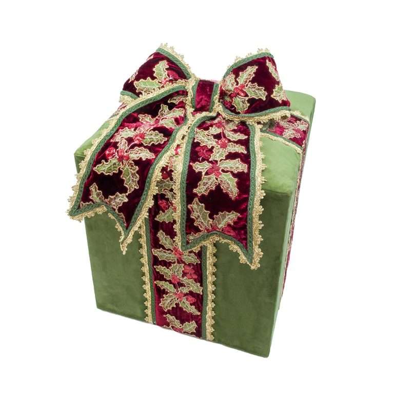 “Pacco Regalo Verde Dolly Medio” H35X33X33 CM