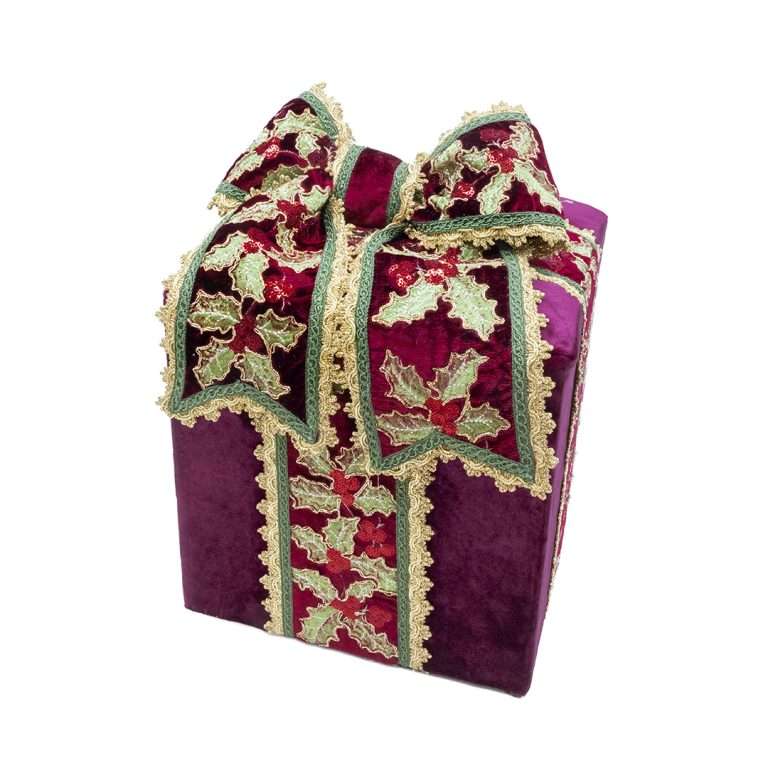 “Pacco Regalo Bordeaux Dolly Piccolo” H30X25X25 CM