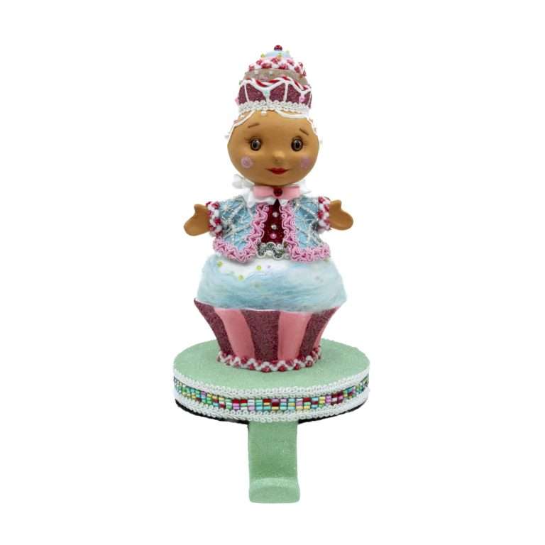 " Lui - Porte-chaussette en pain d'épice de la collection Katherine " H25 x D16 cm