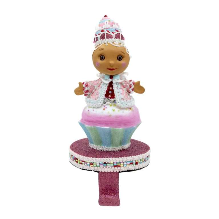 "Porte-chaussette en pain d'épice de la collection Katherine's H25 x D16 cm