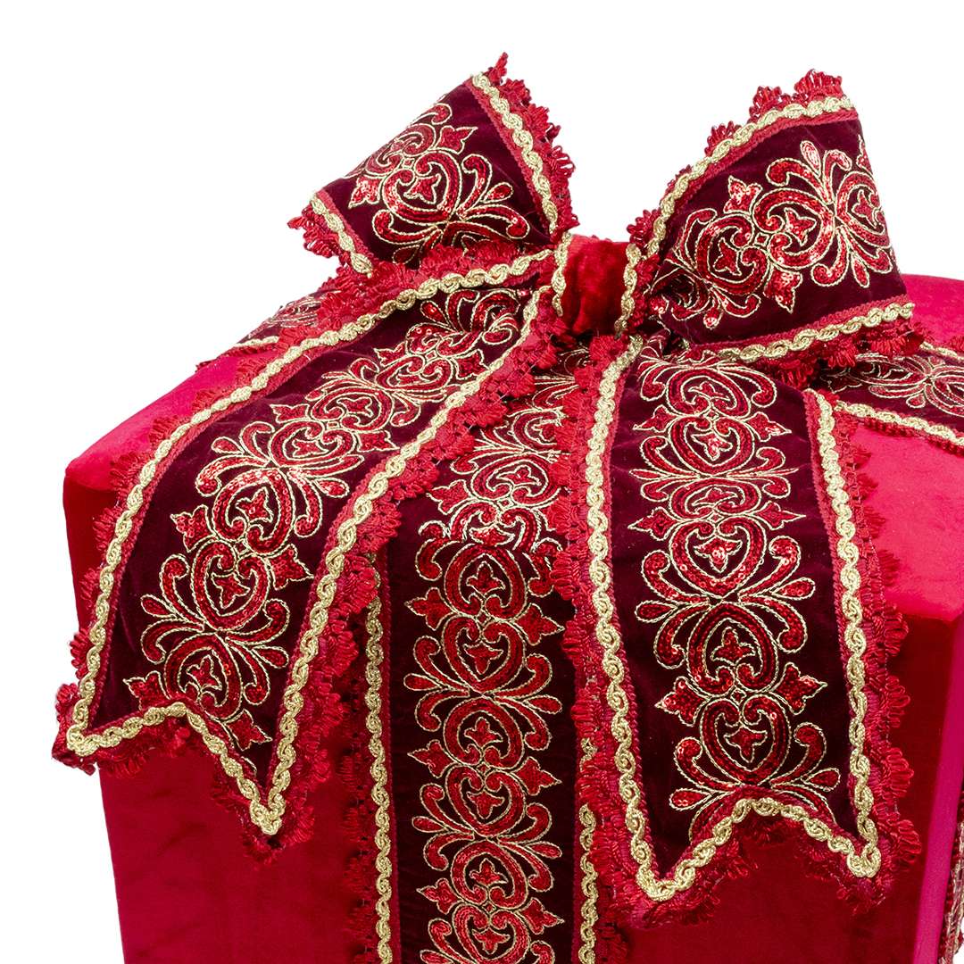 “Pacco Regalo Rosso Luxury Forest Grande” H50X42X42 CM - immagine 2