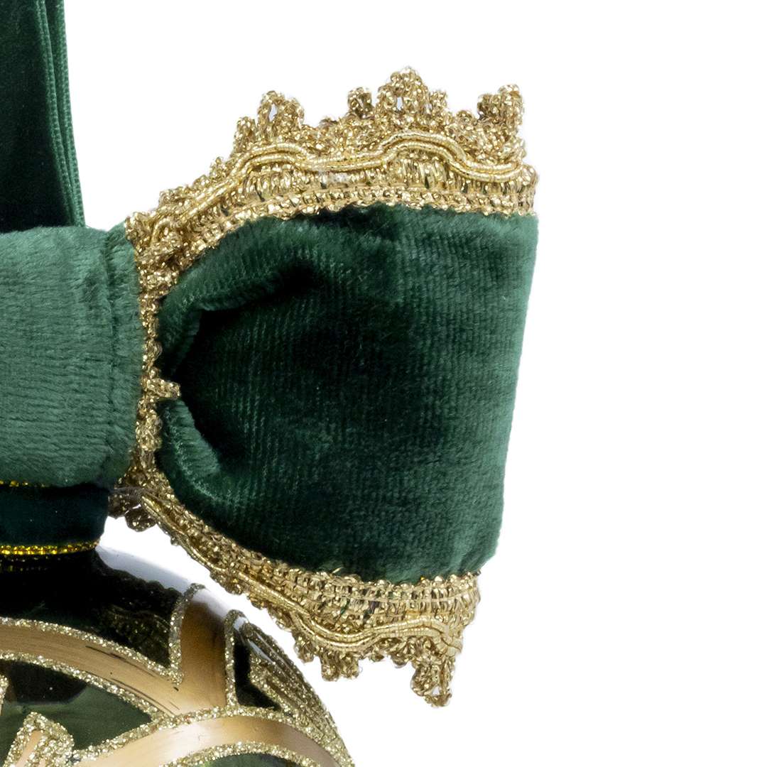 "Sferan Natalizia Ventaglio Verde" H18D10 – Image 3