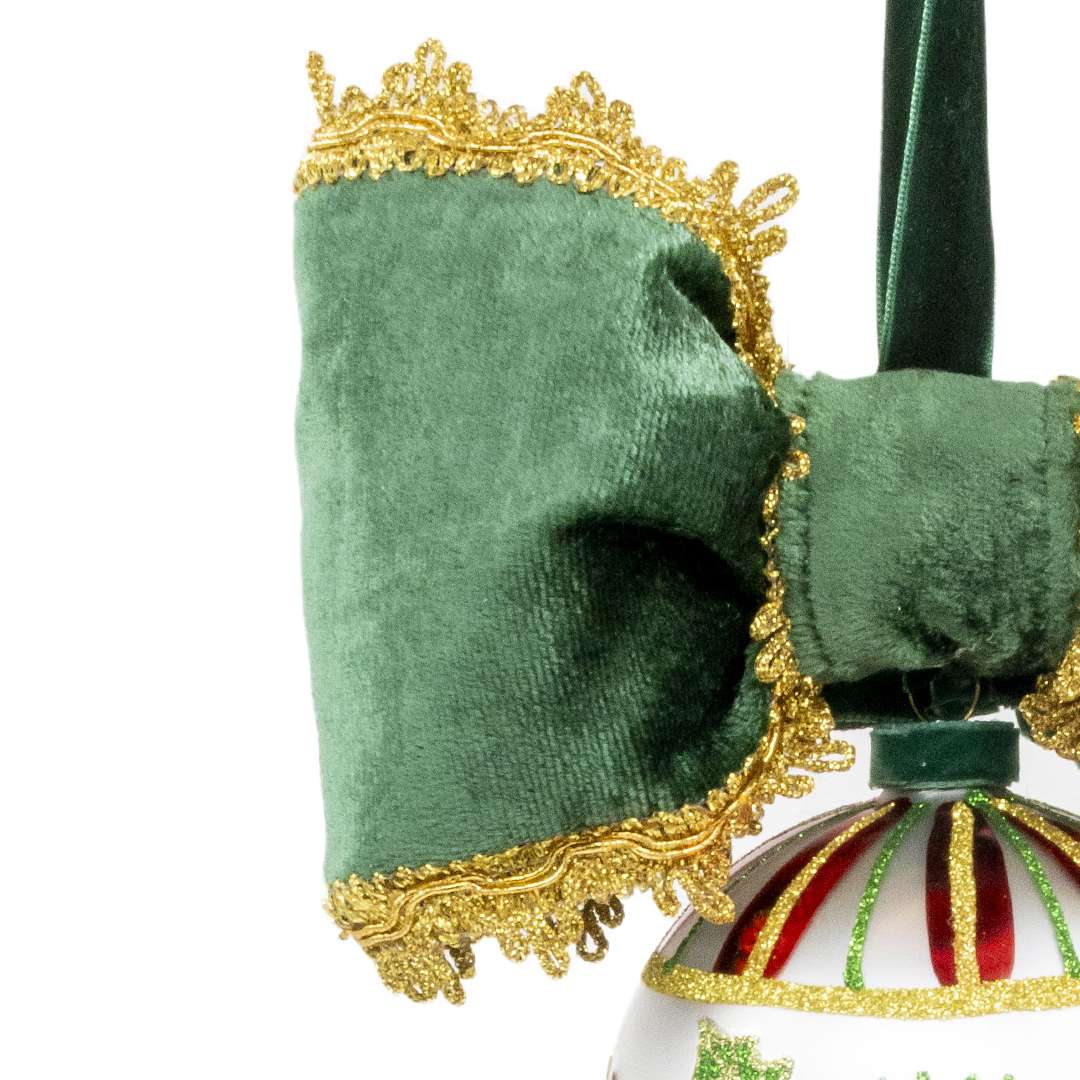 "Decorazione Albero Fuso Maxi Agrifoglio" H40X25L CM – Image 3