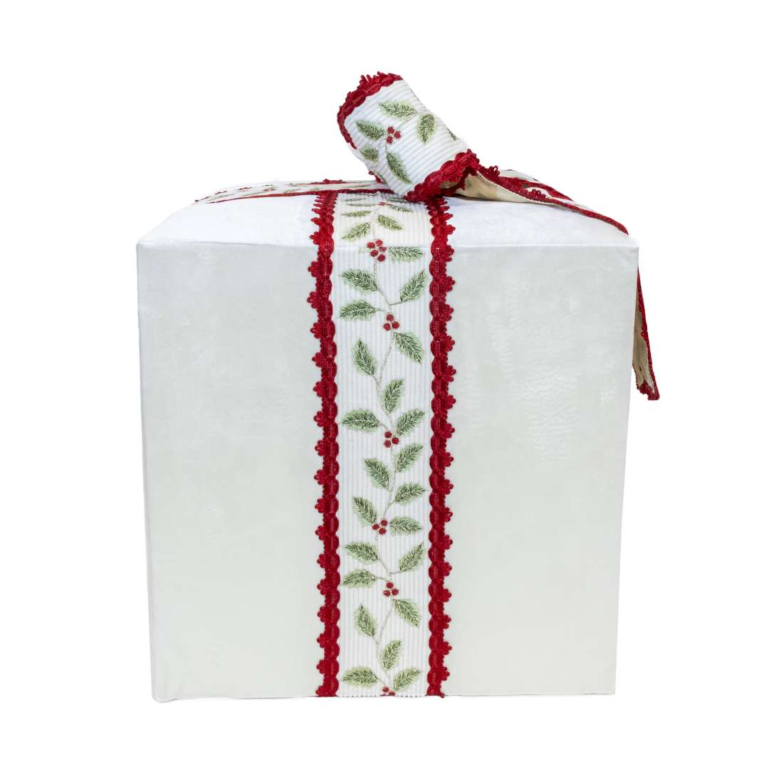 "Pacco Regalo Crema Santa Claus Grande" H51X42X42 CM – Image 3
