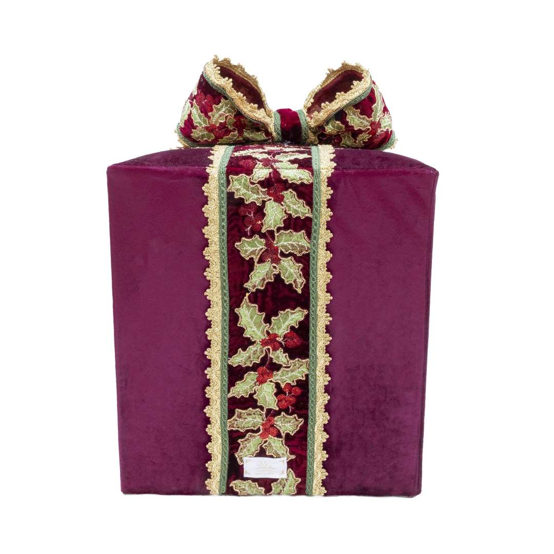 “Pacco Regalo Bordeaux Dolly Medio” H35X33X33 CM - immagine 3