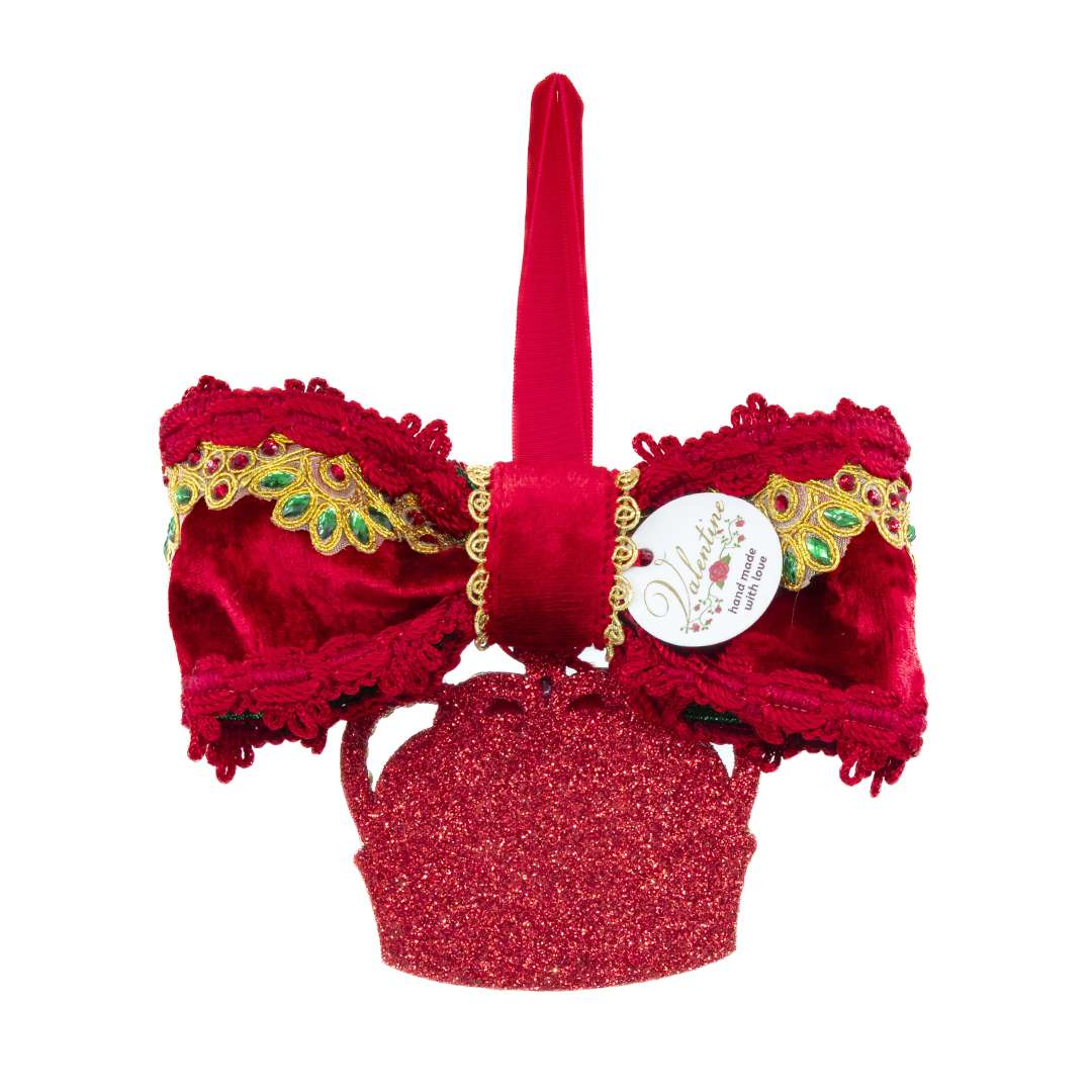 "Decorazione Albero Corona Reale" H20L20 CM – Image 4