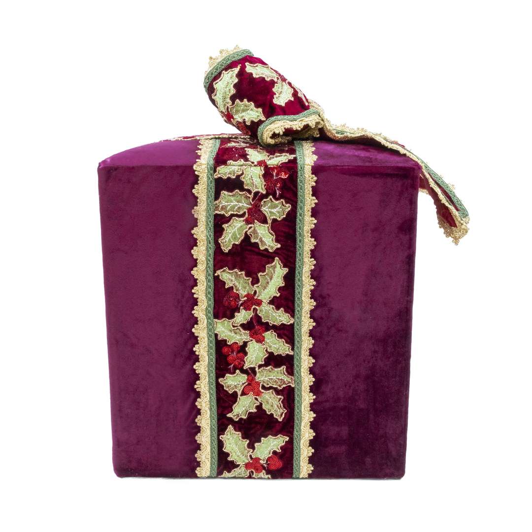 “Pacco Regalo Bordeaux Dolly Medio” H35X33X33 CM - immagine 4