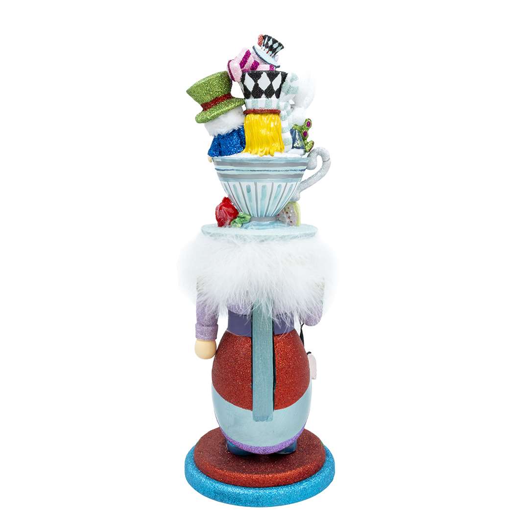 "Schiaccianoci Alice nel Paese delle Meraviglie con Tazze” – Holly Adler per Hollywood Nutcrackers H46X15D CM - immagine 9