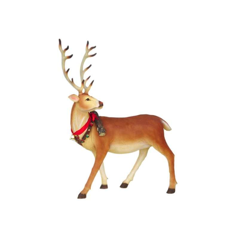 " La tête du renne du Père Noël tournée " H110