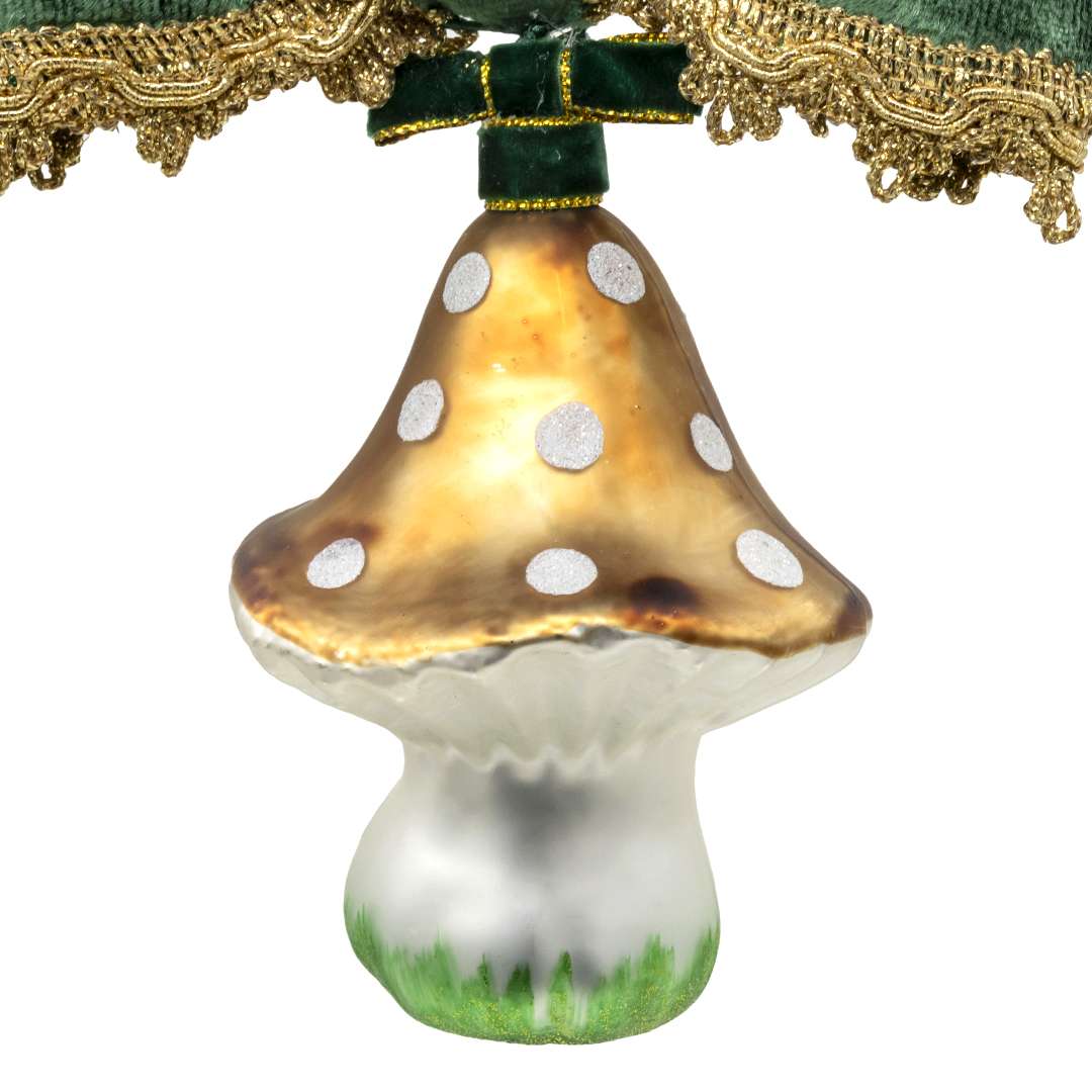 "Decorazione Albero Funghetto in vetro" H18X14L - immagine 3